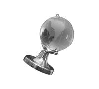 UKCOCO Adorno de Globo Geográfico de Escritorio Mini Cristal Transparente Tamaño Pequeño Decoración para Fiesta de Bodas y Obsequio de Recuerdo Accesorio Decorativo Creativo para