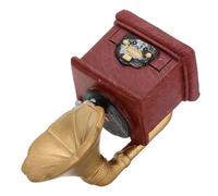UKCOCO Adornos De Gramófono Retro Modelo De Fonógrafo En Miniatura Decoración De Fonógrafo Modelo De Fonógrafo Falso En Miniatura Elaborar Un Fonógrafo Falso Adorno En Miniatura Resina