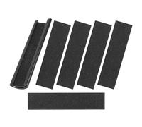 UKCOCO Afilador de Puntas para Tacos de Billar Juego 1 Lijadora Tipo Bambú y 5 Hojas de Papel de Lija Herramienta Multifuncional para Reparación y Mantenimiento Portátil Accesorio