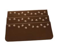 UKCOCO Alfombra Antideslizante para Escaleras 3 Piezas Cojín Luminosa para Escalones 55Cm Cafés Lavable y Autoadhesiva para Hogar