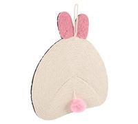 UKCOCO Alfombrilla Rascador para Gatos de Sisal Natural Antideslizante Protección de Muebles y Sofás Diseño Colgante para Interior Fomenta Hábitos de Arañazos para Gatitos