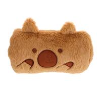 UKCOCO Almohada Calentadora de Manos de Invierno 30x20 Cm de Algodón Pp Suave, Diseño de Capibara Adorable, Portátil y Multifuncional para Estudiantes y Oficina, Suministro para Calentar