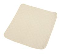 UKCOCO Almohadilla Protectora para Asiento de Coche, Lavable y Antideslizante, Cojín de Fibra de Poliéster Beige para Silla, Sofá y Silla de Ruedas, Accesorio Automotor Multifuncional