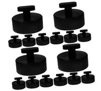 UKCOCO Almohadillas De Goma Para Elevadores De Automóvil De Protección Del Chasis Material Antideslizante Compatible Con Múltiples De Vehículos Portátil Y Ligero 4 Piezas X 4