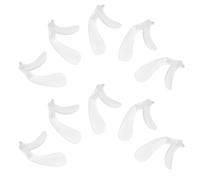 UKCOCO Almohadillas Nasales de Silicona y Reparación Fácil de Gafas de Sol y Ópticas Suaves y Antideslizantes 10 Piezas en Forma Gafas para Puente Nasal