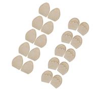 UKCOCO Almohadillas Suaves Antepié y Plantillas para Zapatos, Esponja Reutilizable, Ajuste de Talla para Tacones Altos y Deportivas, Antideslizantes para Uso Diario, 10 Pares (5 Redondas
