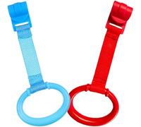 UKCOCO Anillas de Soporte para Cuna 2 Piezas para Bebés Anillas para Ayudar a Caminar Material Seguro Accesorios para Juegos y Aprendizaje para Niños y Niñas