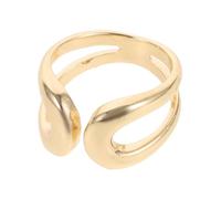 UKCOCO Anillo Ajustable De Diseño De Abrazo Para Mujeres Anillo Abierto De Estilo Aesthetic Joyería Moderna Para Especiales y Celebraciones