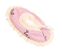 UKCOCO Anillo Protector para Mascotas Pequeño Conos De Cobaya Después De La Cirugía. Cono De Conejillo De Indias Anillos De Cuello para Mascotas Collares Antilamido para Cobayas Paño Rosa