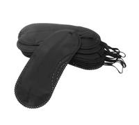 UKCOCO Antifaces Para Juegos De Mesa 12 Piezas Venta Ojos Suave y Transpirable Ajustable Para Fiesta y Viajes Máscara Negra Multifunción Para Adultos y Niños