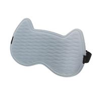 UKCOCO Antifaz para 3d de Felpa con Correa Ajustable, Máscara para Dormir Color Azul Lago con Diseño de Oso, Bloqueo Total de Luz para Siesta y Viajes, Cómoda y Ligera
