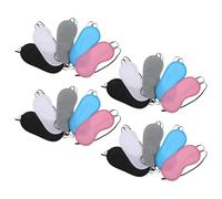 UKCOCO Antifaz para Dormir 20 Unidades, Juego de Máscaras de Tela Suave y Transpirable en 5 Colores (,), Compacto y Portátil para Viaje, Descanso, Siestas y Relajación