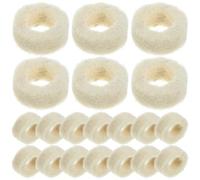 UKCOCO Arandelas de Fieltro de Lana 20X5X5 MM 100 Piezas Juntas de Sellado para Repuesto Mecánico Lavadoras de Aceite Kit de Arandelas para Tapones de Aceite Industrial