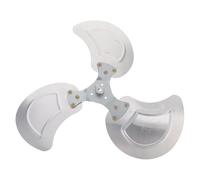 UKCOCO Aspas de Ventilador de 3 Hojas de Aluminio Industrial de 16 Pulgadas (400 Mm) Resistentes al Agua, Repuesto para Ventiladores de Pedestal y Suelo, Accesorios para Ventiladores