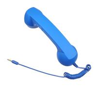 UKCOCO Auricular Telefónico Retro Reducción de Ruido de Compatible con Móviles Diseño y Azul