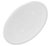 UKCOCO Bandeja de vidrio reemplazo de placa de microondas Placa giratoria cocinando tocadiscos plano plato giratorio Transparente