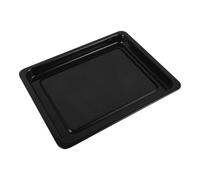 UKCOCO Bandeja para Hornear Esmaltada Negra Brillante, Molde Rectangular 37.5x27.5x2.5 Cm, Resistente a Altas Temperaturas, Adecuado para Horno Tostador y Repostería, Fácil Limpieza