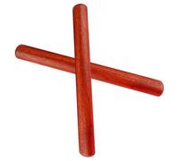 UKCOCO Baquetas Musicales de Percusión de Madera Roja 2 Piezas Palos Rítmicos para Instrumentos de Percusión Infantiles Accesorios para Enseñanza de Ritmo