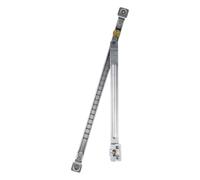 UKCOCO Barra Telescópica para Ventanas Corredizas sin Perforación 30 Cm Aluminio Ajustable Bloqueo de Seguridad Protección Antirrobo para Puertas y Ventanas Interiores