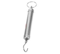 UKCOCO Báscula de Resorte Portátil Acero Inoxidable 5 Kg Gancho Mecánica Ligera para Pesar Verduras, Equipaje y Pesca Uso Exterior y Cocina Práctica sin Pilas