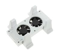 UKCOCO Base para Ventilador de Refrigeración con Disipación de Calor Abs y 3 Niveles de Velocidad Ajustable, Soporte Vertical con Dos Conectores USB Adecuado para Decoracion Verano
