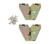 UKCOCO Bisagra Plegable para Mesa Grande con Resorte Duradero, Accesorios de Hardware para Muebles, Mecanismo Abatible para Comedor, Oficina y Cocina, Paquete de 2 Unidades con Tornillos