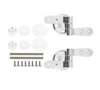 UKCOCO Bisagras de Aleación de Zinc para Tapa de Inodoro Accesorios de Tornillos y Amortiguador, Reparación de Asiento para Baño Roca Victoria