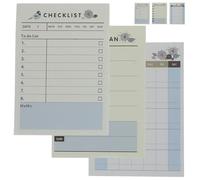 UKCOCO Bloc de Notas Planificador Semanal sin Fecha 6 Libretas Portátiles para Agenda Diaria y Lista de Tareas Pendientes, Incluye Planificador Diario, Semanal y Mensual para Estudiantes