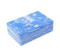 UKCOCO Bloques de Yoga de de Alta Eva para Principiantes Accesorio de Ejercicio Antideslizante Color Azul Flexibilidad y Estabilidad