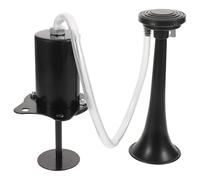 UKCOCO Bocina de Bicicleta Retro Fuerte de Aire, Timbre Compacto Negro para Ciclismo, Sonido Potente de Alta Alarma para Seguridad en Rutas y Tráfico Urbano