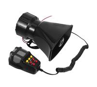 UKCOCO Bocina Fuerte para Camión 24v 7 Tonos de Alarma Megáfono para Vehículo Sistema de Sonido Potente Bocinas de Aire para Coches y Camiones Alarma de Emergencia para Uso Exterior