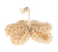 UKCOCO Bola Exfoliante de Baño de Sisal Natural 12x7x3 Cm, Esponja Exfoliante Corporal para Ducha, Almohadilla de Lufa para Piel, Bolas de Ducha para Baño y Masaje Adulto