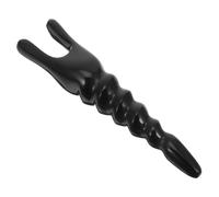 UKCOCO Bolígrafo de Masaje y Herramienta de Raspado Portátil Cuerno Negro 7-17 Cm para Acupresión y Terapia Relajante Corporal, Masaje Facial y Corporal, Cuidado Spa para Hombres