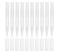 UKCOCO Bolígrafos de Aceite para Uñas y Cutículas Vacíos 10 Unidades 5 Ml Transparentes Rellenable Pincel para Cuidado de Uñas y Aplicación de Aceites Esenciales Profesional