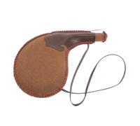 UKCOCO Bolsa De Bota Tradicional De Cuero Resistente Al Desgaste, Ideal para Actividades Al Aire, Senderismo Y Acampadas Históricas.