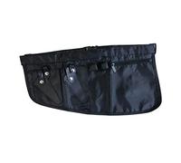 UKCOCO Bolsa de Cintura para Peluquero de Lona Negra, Resistente al Desgaste Golpes, Soporte para Tijeras Diseño Simple y Práctico para Uso Profesional