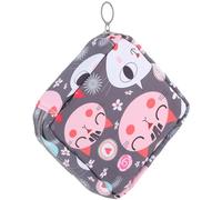 UKCOCO Bolsa Menstrual Multifunción para 10 Compresas Higiénicas, Tamaño Compacto, Cremallera Práctica, para Mujeres y Estudiantes, Adecuado para Viaje y Almacenamiento De Artículos Pequeños