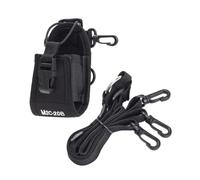 UKCOCO Bolsa Porta Radio Modelo 20b de Nailon, Ajustable y Resistente | Protege Interfono y Teléfono, para Ciclismo y Actividades al Aire Libre, Color Negro