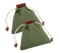 UKCOCO Bolsas De Lona para Recolección De Frutas Bolsa De Cintura para Piedras Accesorios De Almacenamiento para Exteriores Camping Viajes Senderismo Jardín Plegable