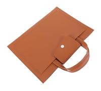 UKCOCO Bolso para Ordenador Portátil de PU Color Caqui, Funda Protectora Fácil de Abrir y Cerrar, Adecuado para Viajes de Negocios y Almacenamiento Seguro de Laptops y Tabletas