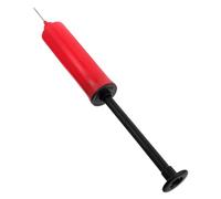 UKCOCO Bomba de Aire Manual Portátil para Balones de Baloncesto, Voleibol y Fútbol, Inflador Rápido Aguja, Mini Tamaño en Color Rojo, Accesorio Deportivo Esencial para Inflables