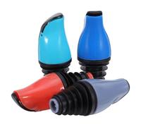 UKCOCO Boquillas Vertedoras Automáticas para Botellas de 16-28 MM 4 Piezas Multicolor Boquillas para Verter Aceite Vinagre y Licor Diseño Antigoteo para Cocina y Bar Accesorios