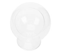 UKCOCO Botella de Decorativa Transparente para Micro Jarrón Redondo de de Borosilicato para Suculentas y Organización del