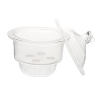 UKCOCO Botella de Secado de Vidrio para Laboratorio Desecador al Vacío Material Seguro con Superficie y Pulida Frasco Práctico para Secado Científico