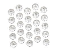 UKCOCO Botones de Resina Transparentes Creativos para Ropa Infantil, 100 Piezas, Multifuncionales para Camisas, Suéteres y Proyectos de Bricolaje, Color Blanco, Accesorios de Costura