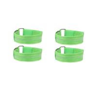 UKCOCO Brazaletes Led Recargables para Correr De Banda Reflectante Luminosa Pulseras De Seguridad Ajustables para Actividades Nocturnas 2 Piezas*2