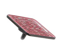 UKCOCO Broche Creativo Femenino Rojo De Esmalte Duradero, Pinza Versátil Para Mujer, Accesorio Moderno Para Ropa y Fiesta, Diseño Empoderamiento Feminista, Tamaño Mediano