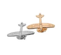 UKCOCO Broche de Solapa Avión Temática de Viajes, Elegante Pin de Accesorio para Mujer, Metal Dorado y Plateado, 2 Piezas para Trajes y Eventos Formales
