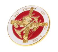 UKCOCO Broche de Solapa de Escala y Espada Metálico Dorado, Accesorio Legal para Abogados, Pin Simbólico para Trajes Profesionales, Joyería Coleccionable para Eventos Jurídicos