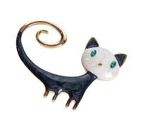 UKCOCO Broche Forma De Gato De Dibujos Animados Estilo Creativo De Aleación Para Mujer Accesorio De Ropa Para Suéter Vestido Camisa Detalle Delicado